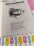 Vintage 1984 Two Long Rhymes Red Star Softcover, Like New
