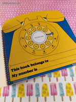 Vintage 1986 1st Printing My Very Own Telephone Book Spiral-Bound Softcover, Like New