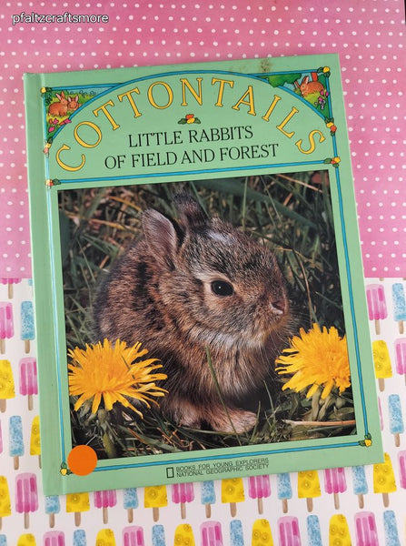 Vintage 1989 Cottontails: Little Rabbit's of Field and Forest Oversized Hardcover