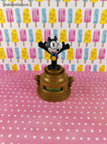 Vintage Wendy's Kids Meal Felix the Cat Trophy Spinner Toy, Nice & Clean