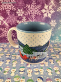 Vintage Potpourri Press JAPAN Christmas Scene 12 oz Mug New OPEN BOX