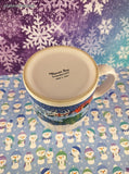 Vintage Potpourri Press JAPAN Christmas Scene 12 oz Mug New OPEN BOX