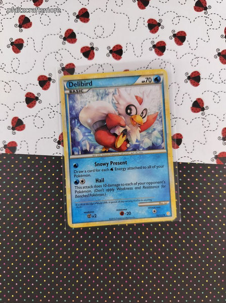 Pokemon TCG - Delibird HeartGold SoulSilver Uncommon Non-Holo Pokemon Card 39/123 - NM