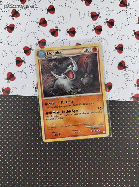 Pokemon TCG - Donphan HeartGold SoulSilver Uncommon Non-Holo Pokemon Card 40/123 - MP