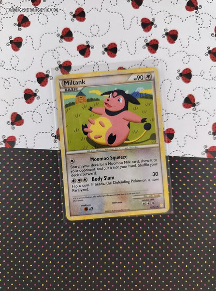 Pokemon TCG - Miltank HeartGold SoulSilver Uncommon Non-Holo Pokemon Card 47/123 - VG (C)