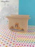 Vintage Tienshan Stoneware Country Bear Napkin Holder, Like New