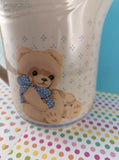 Vintage Tienshan Stoneware Country Bear Water Drink Pitcher, Like New