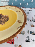 Debbie Mumm for Jo-Ann Fabric & Crafts Christmas Plate, Brown Bear, Like New