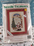 Vintage Needle Treasures Night Before Christmas Santa Counted Cross Stitch Kit NEW