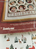 Vintage Christmas Janlynn Nine Santas Sampler #125-67 Counted Cross Stitch Kit NEW