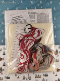 Vintage Christmas Coca-Cola Santa Series #3 Counted Cross Stitch Kit NEW