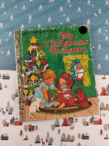 Vintage 1976 Little Golden Book: My Christmas Treasury Hardcover