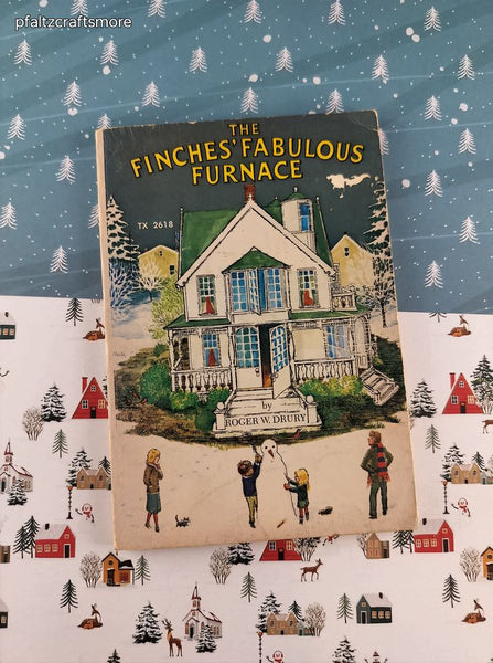 Vintage 1974 1st Printing The Finches' Fabulous Furnace Scholastic Book Services Softcover