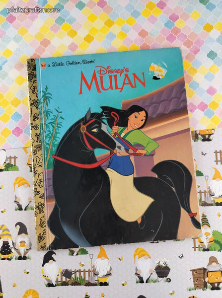 Vintage 1998 1st Printing Little Golden Book: Disney's Mulan Hardcover