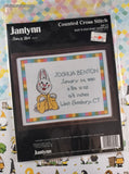 Vintage Janlynn Suzy's Zoo Baby Sampler #38-74 Counted Cross Stitch Kit NEW