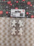 Sandylion Essentials Christmas Gingerbread Men 3-Dimensional Sticker Pack, New/Sealed