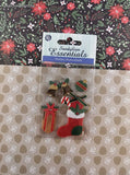 Sandylion Essentials SHINY Christmas Gifts Stocking 3-Dimensional Sticker Pack, New/Sealed