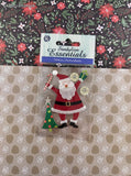 Sandylion Essentials Christmas Santa Claus 3-Dimensional Sticker Pack, New/Sealed