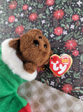 Vintage TY Beanie Baby - Stockings the Teddy Bear - November 26, 2003