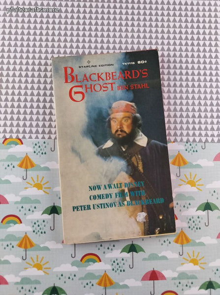 Vintage 1968 1st Printing Blackbeard's Ghost by Ben Stahl Starline Softcover