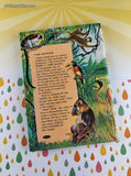 Vintage 1964 Animals of the Jungle Whitman Learn About Hardcover