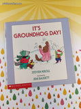 Vintage 1989 1st Printing It's Groundhog Day! Scholastic Softcover
