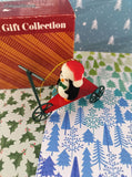 Vintage Avon Christmas Jolly Penguin Scooter Ornament Like New in Open Box