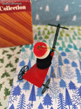 Vintage Avon Christmas Jolly Penguin Scooter Ornament Like New in Open Box