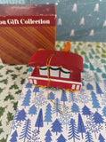 Vintage Avon Christmas Train Caboose Ornament Like New in Open Box