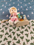 Vintage 1996 Christmas Precious Moments Hanging Stockings Plastic Ornament