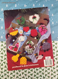 Vintage 1988 American School of Needlework Christmas Tree Ornaments Plastic Canvas Softcover Booklet Like New