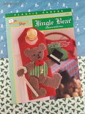 Vintage 1992 The Needlecraft Shop Jingle Bear Plastic Canvas Softcover Booklet Like New
