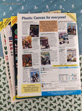 Vintage Plastic Canvas World Christmas Holiday Softcover Magazines Set/5, Like New
