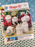 Vintage Plastic Canvas World Christmas Holiday Softcover Magazines Set/5, Like New