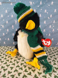 Vintage 1993 TY Beanie Baby Penguin, Waddlesworth, Like New