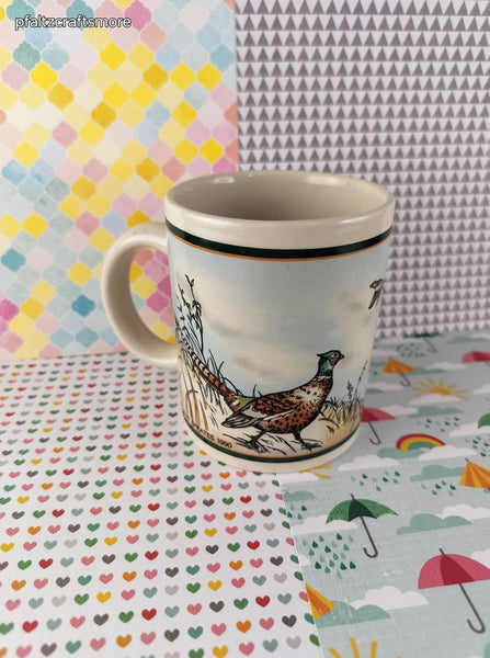 Vintage 1990 Miyazaki Creates Wild Birds Coffee Mug, Like New