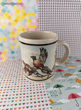 Vintage 1990 Miyazaki Creates Wild Birds Coffee Mug, Like New