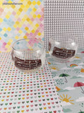Vintage Pennsylvania Railroad 4902 Miniature Small Roly Poly Glasses Set/2, Like New