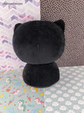 OPHRBU Mushroom Plush, Black Cat Stuffed Animal 8" NWOT