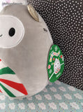 Squishmallows Nissa the Yeti Candy Swirl Christmas Plush 8", NWT