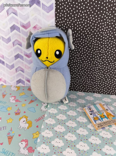 Craneking Nebukuro Collection Pikachu Dratini Costume 6" Plush NWT