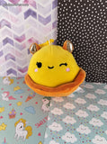 Squishmallows Happy Orange Yellow Dumbo Octopus Plush Keychain Keyring 3.5" NWOT