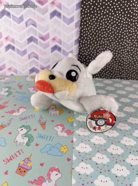 Vintage 1998 Pokemon KFC Special Edition Beanbag Plush Toy, Seel