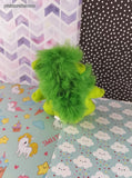 Vintage 2004 Neopets McDonald's Green Yurble Miniature Plush Toy