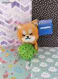 Snappies Corgi w/Cactus Miniature Plush 4" NWT