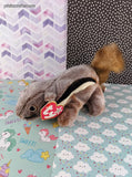 Vintage TY Beanie Baby - Chipper the Chipmunk - April 21, 1999