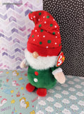 Ty Beanie Boos - GNOLAN the Christmas Holiday Gnome, 8" Plush NWT