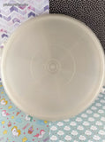 Vintage Tupperware Party Susan Divided Serving Container w/Lid 13", Nice & Clean