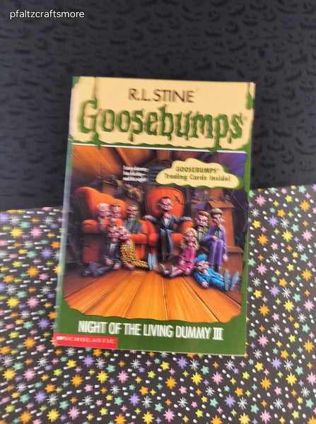 VTG 1996 1st Printing R.L. Stine Goosebumps #40, Night of the Living Dummy III Softcover