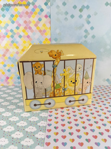 Vintage 1985 Precious Moments Baby Birthday 6 y/o Ceramic Pastel Giraffe OPEN BOX